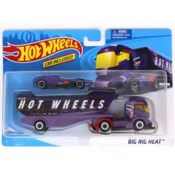 Hot Wheel Super Rigs Big Rig Heat 1:64 Scale Diecast Vehicle Set