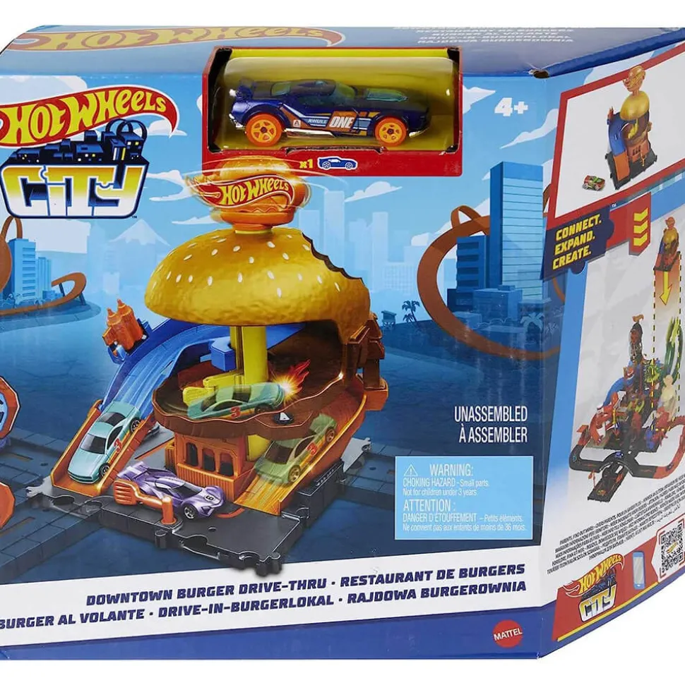Hot Wheels City Burger Blitz Playset