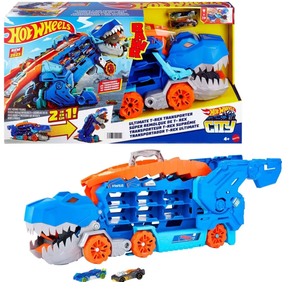 Hot Wheels City Ultimate T-Rex Transporter