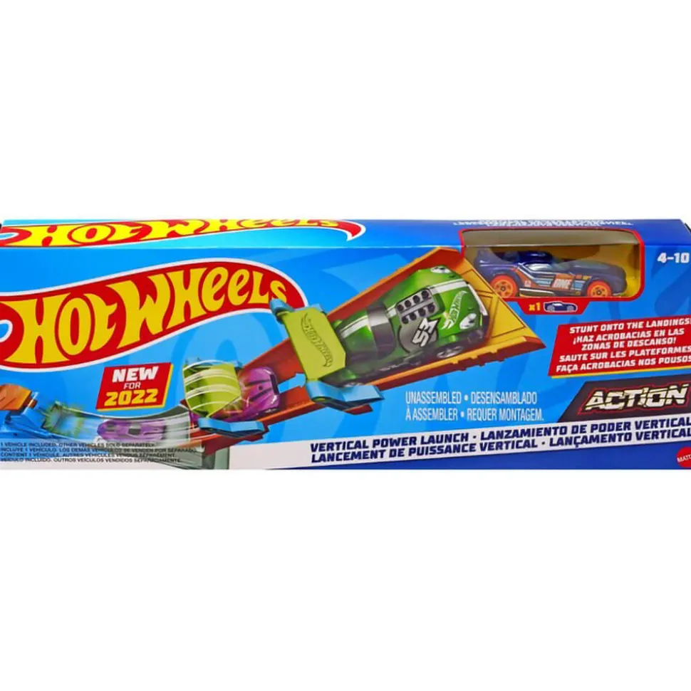 Hot Wheels Vertical Power Launch Classic Stunt Set