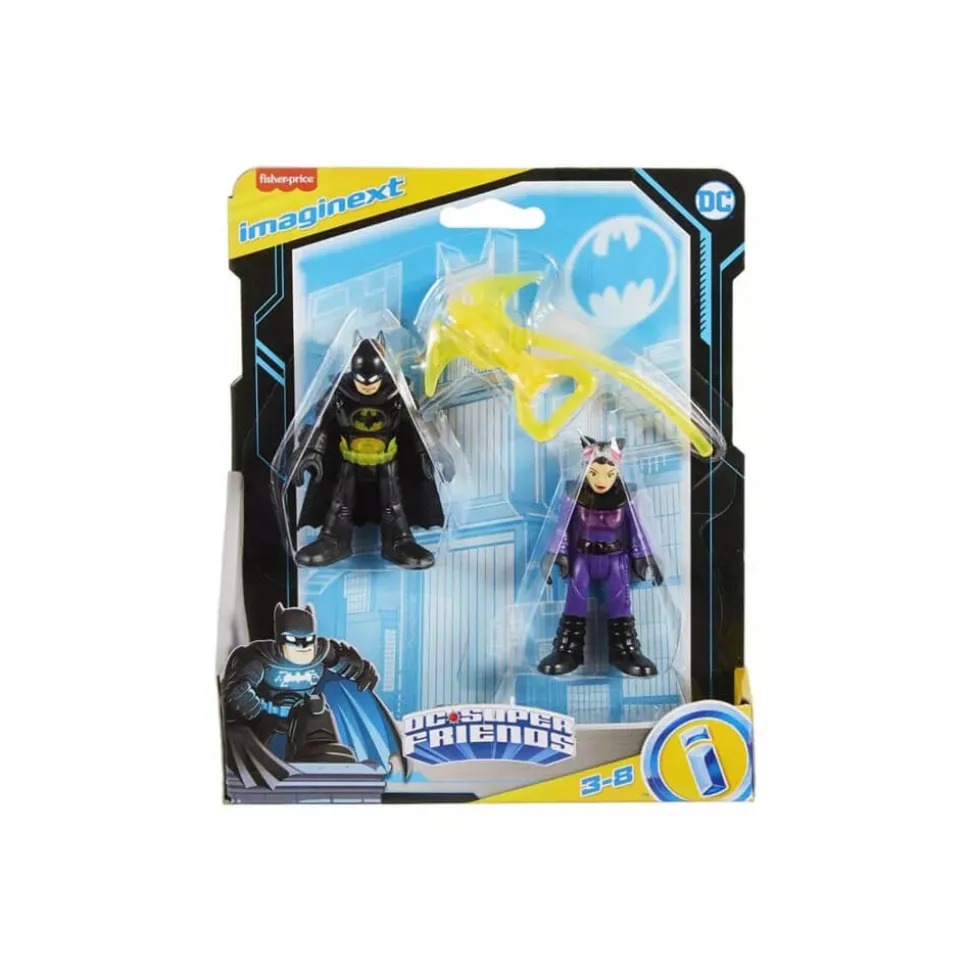 Imaginext DC Super Friends Batman&Catwoman 2-Pack Figure Set