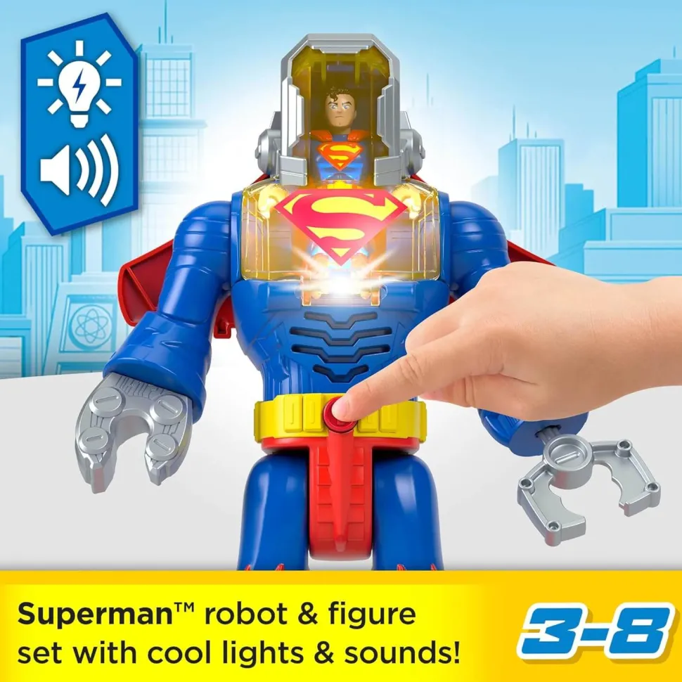 Imaginext DC Super Friends Superman Insider&Exo Suit Robot