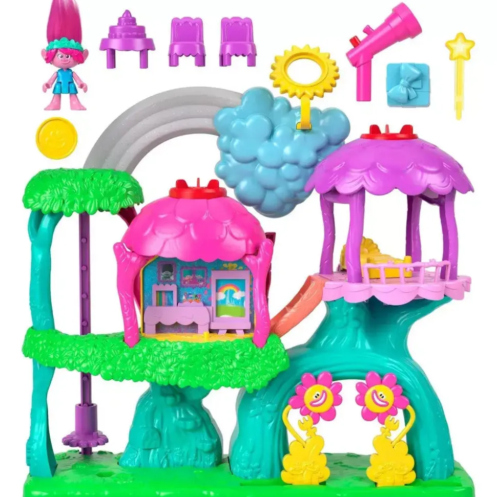 Imaginext DreamWorks Trolls Lights&Sounds Rainbow Treehouse