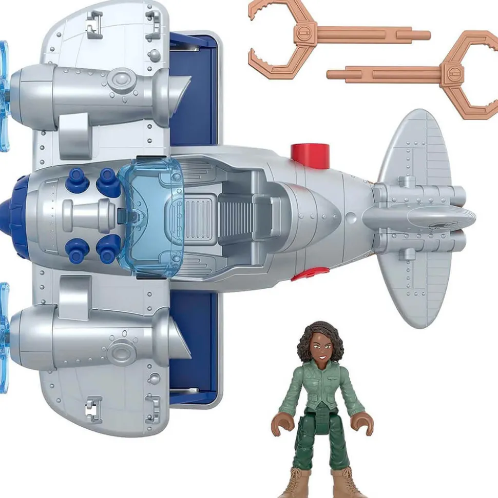 Imaginext Jurassic World Air Tracker Kayla&Plane Playset