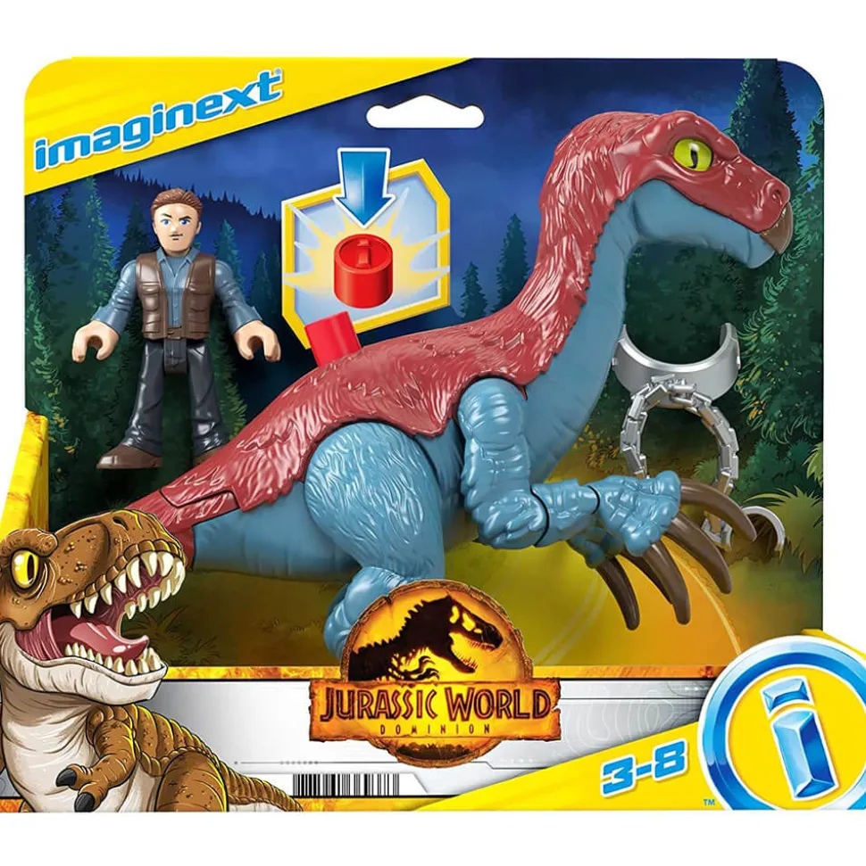 Imaginext Jurassic World Dominion Therizinosaurus&Owen