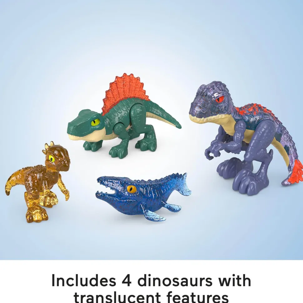 Imaginext Jurassic World Evo-Scanner Multi-Pack Light-Up Dinosaur Play