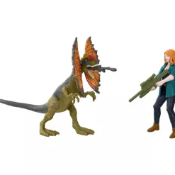 Jurassic World Dominion Claire&Dilophosaurus Dinosaur Figure Pack