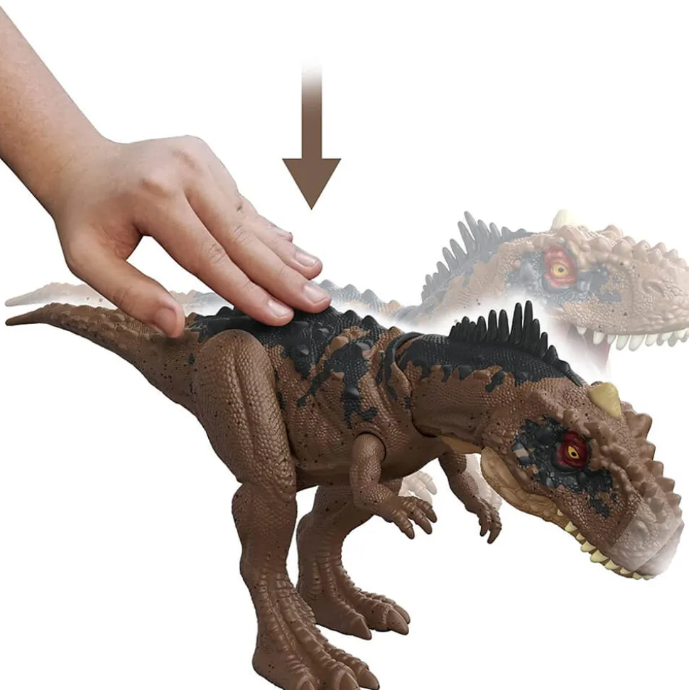 Jurassic World Dominion Roar Strikers Rajasaurus Figure