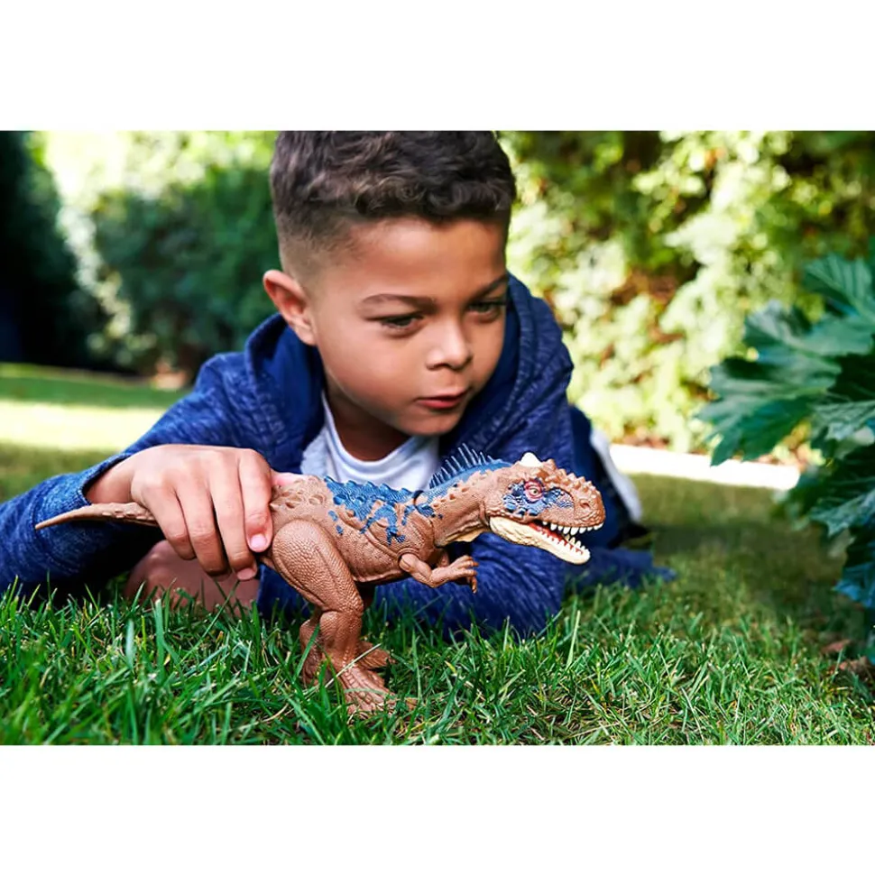 Jurassic World Dominion Roar Strikers Rajasaurus Figure
