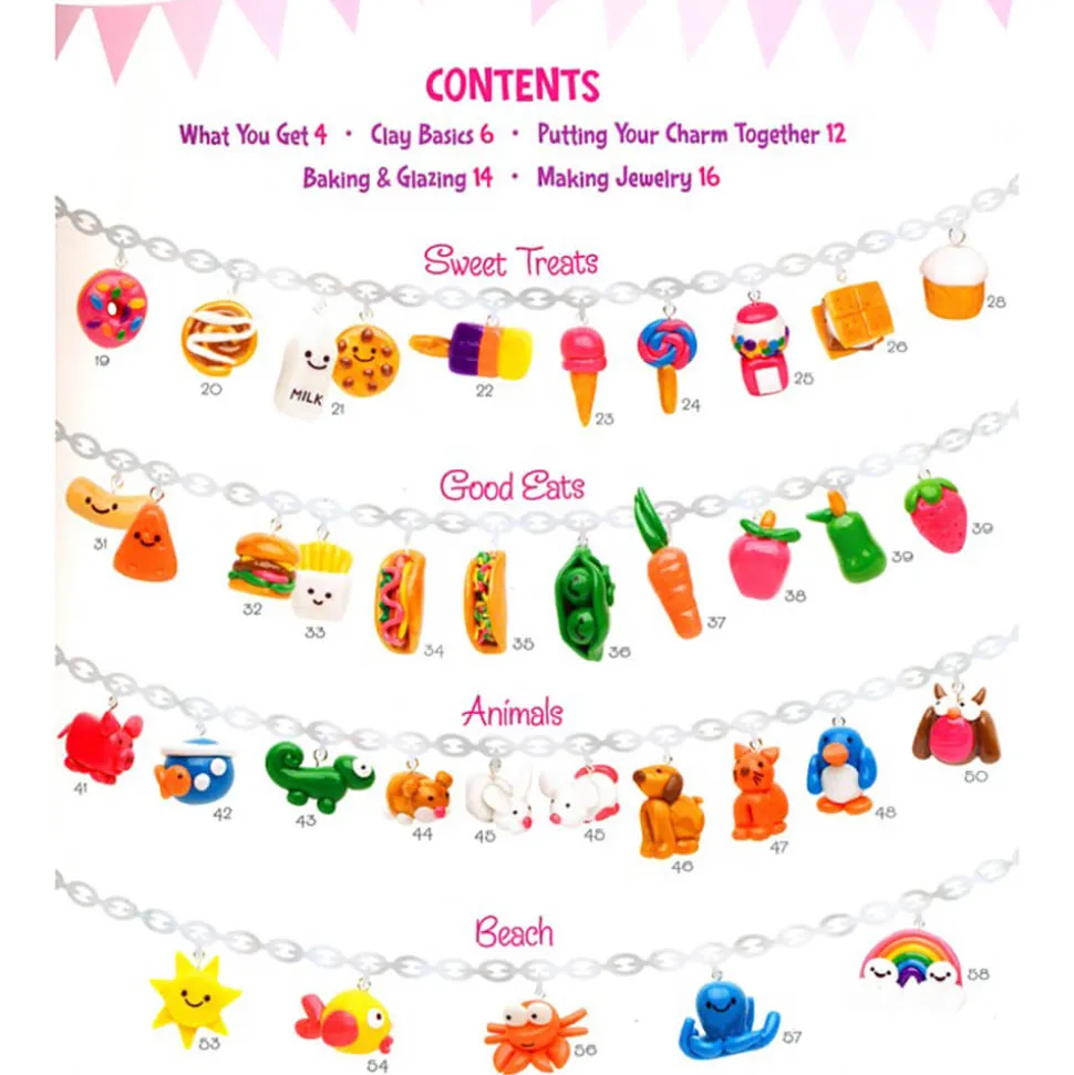 Klutz Clay Charms Set with Book
