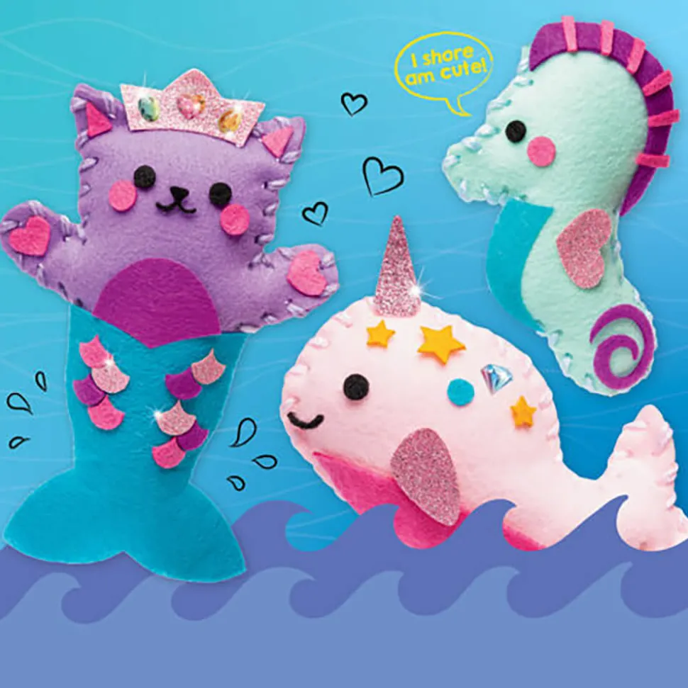 KLUTZ My Cat Mermaid&Friends Book and Craft Kit