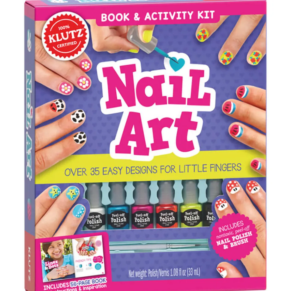 KLUTZ Nail Art Book and Activity Kit