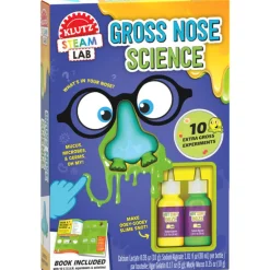 Klutz STEAM Lab Gross Nose Science Book&Activity Kit