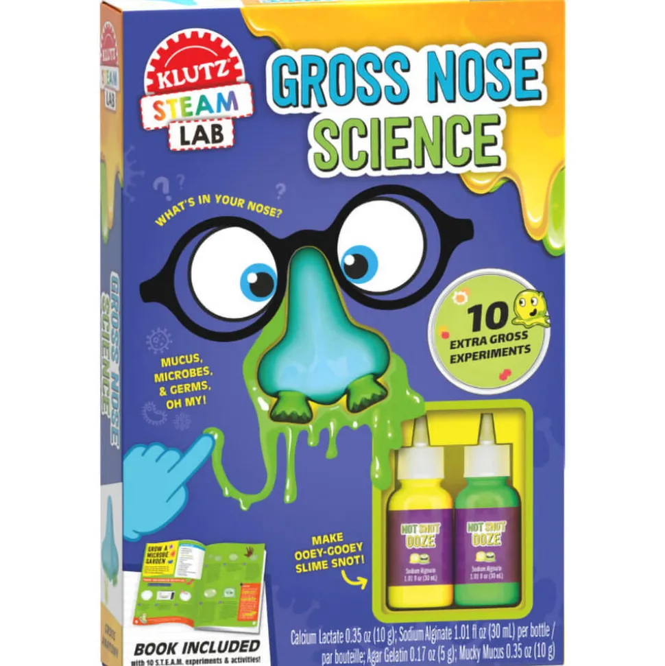 Klutz STEAM Lab Gross Nose Science Book&Activity Kit
