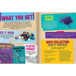 Klutz STEAM Lab Rocks, Gems&Geodes Kit&Book