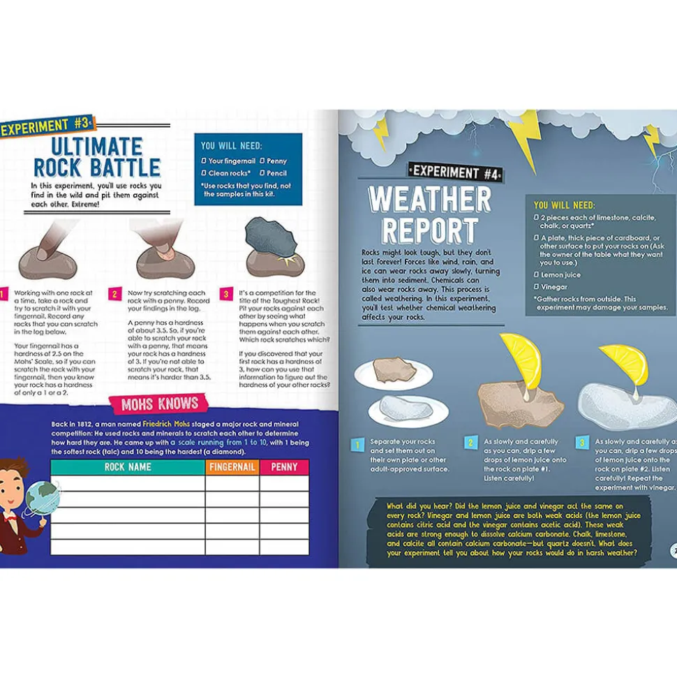 Klutz STEAM Lab Rocks, Gems&Geodes Kit&Book