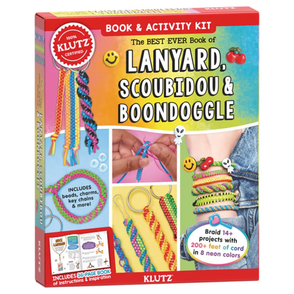 KLUTZ The Best Ever Book of Lanyard, Scoubidou, and Boondoggle Book an