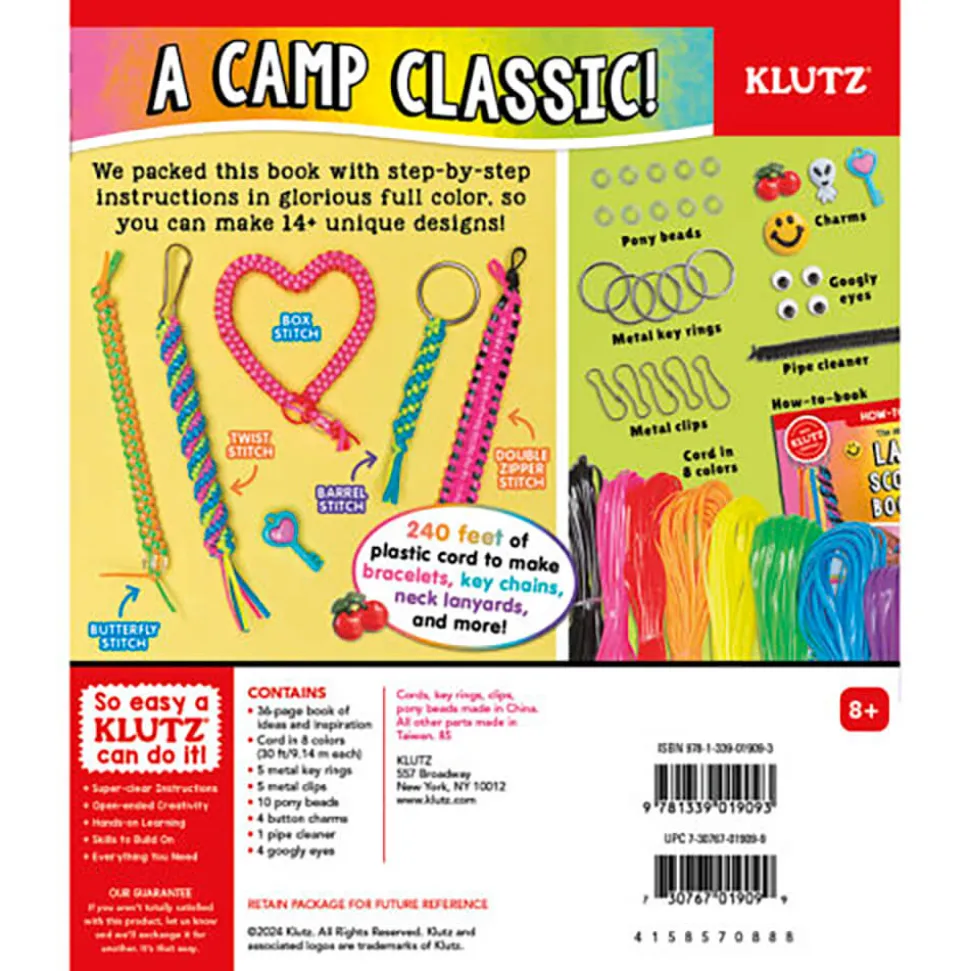 KLUTZ The Best Ever Book of Lanyard, Scoubidou, and Boondoggle Book an