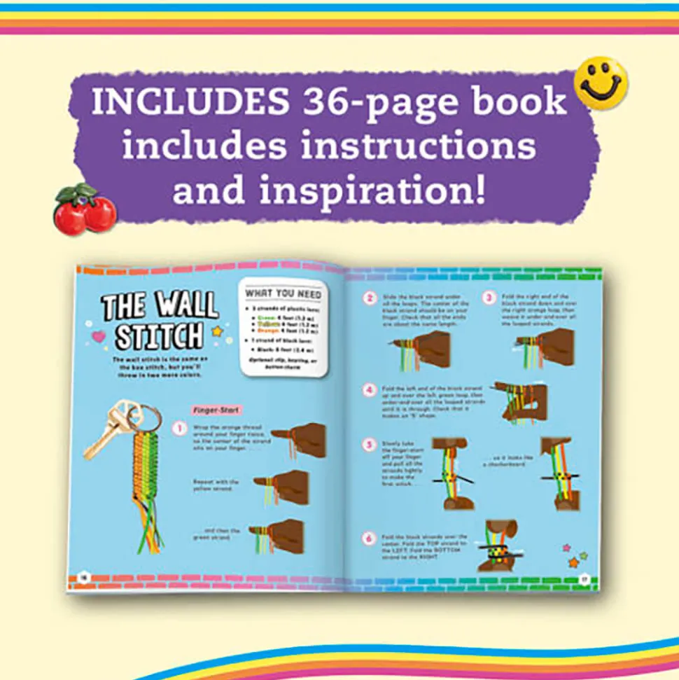 KLUTZ The Best Ever Book of Lanyard, Scoubidou, and Boondoggle Book an