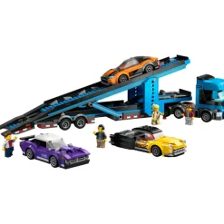LEGO® City Car Transporter Truck with Sports Cars 998 Piece Building Set (60408)