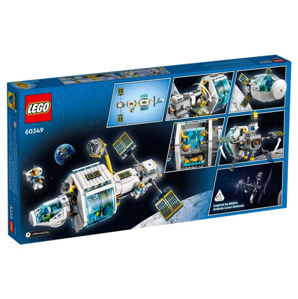 LEGO City Space Lunar Space Station 500 Pc Building Set (60349)