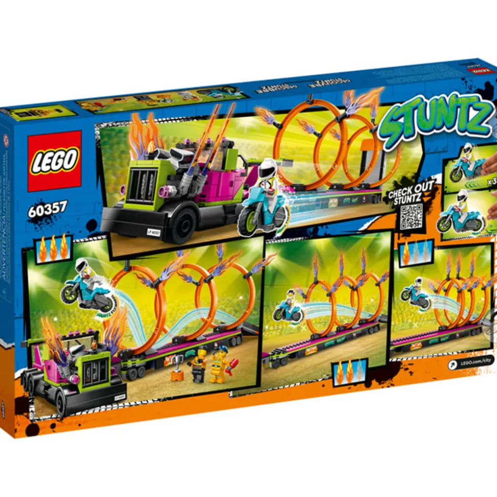 LEGO® City Stunt Truck&Ring of Fire Challenge 479 Piece Building Set
