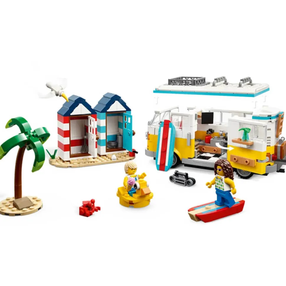 LEGO® Creator Beach Camper Van 556 Piece Building Kit (31138)