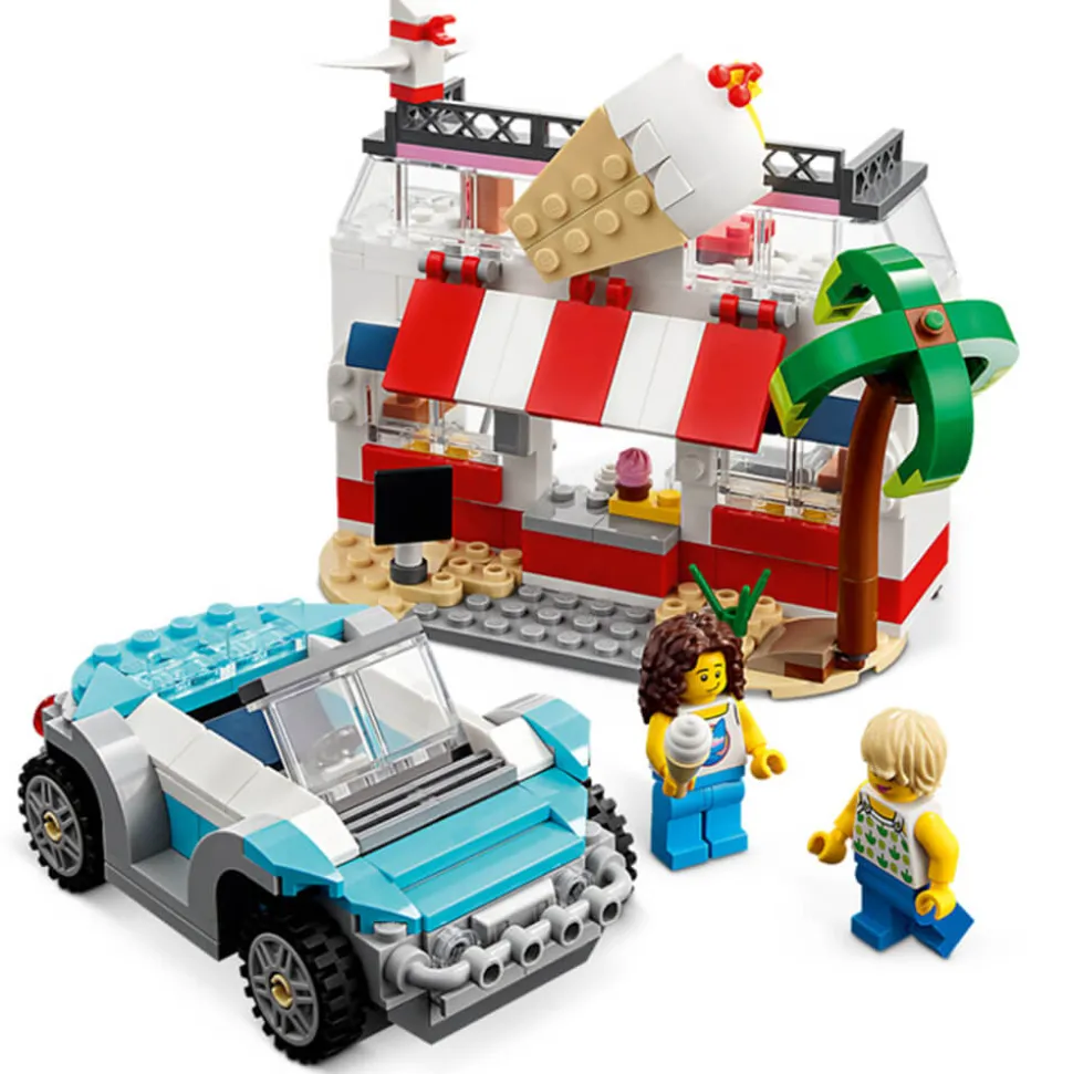 LEGO® Creator Beach Camper Van 556 Piece Building Kit (31138)