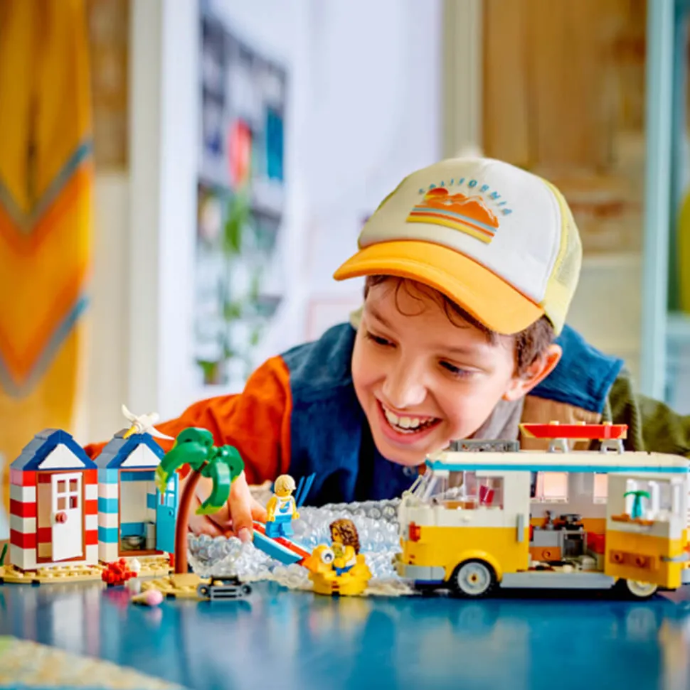 LEGO® Creator Beach Camper Van 556 Piece Building Kit (31138)