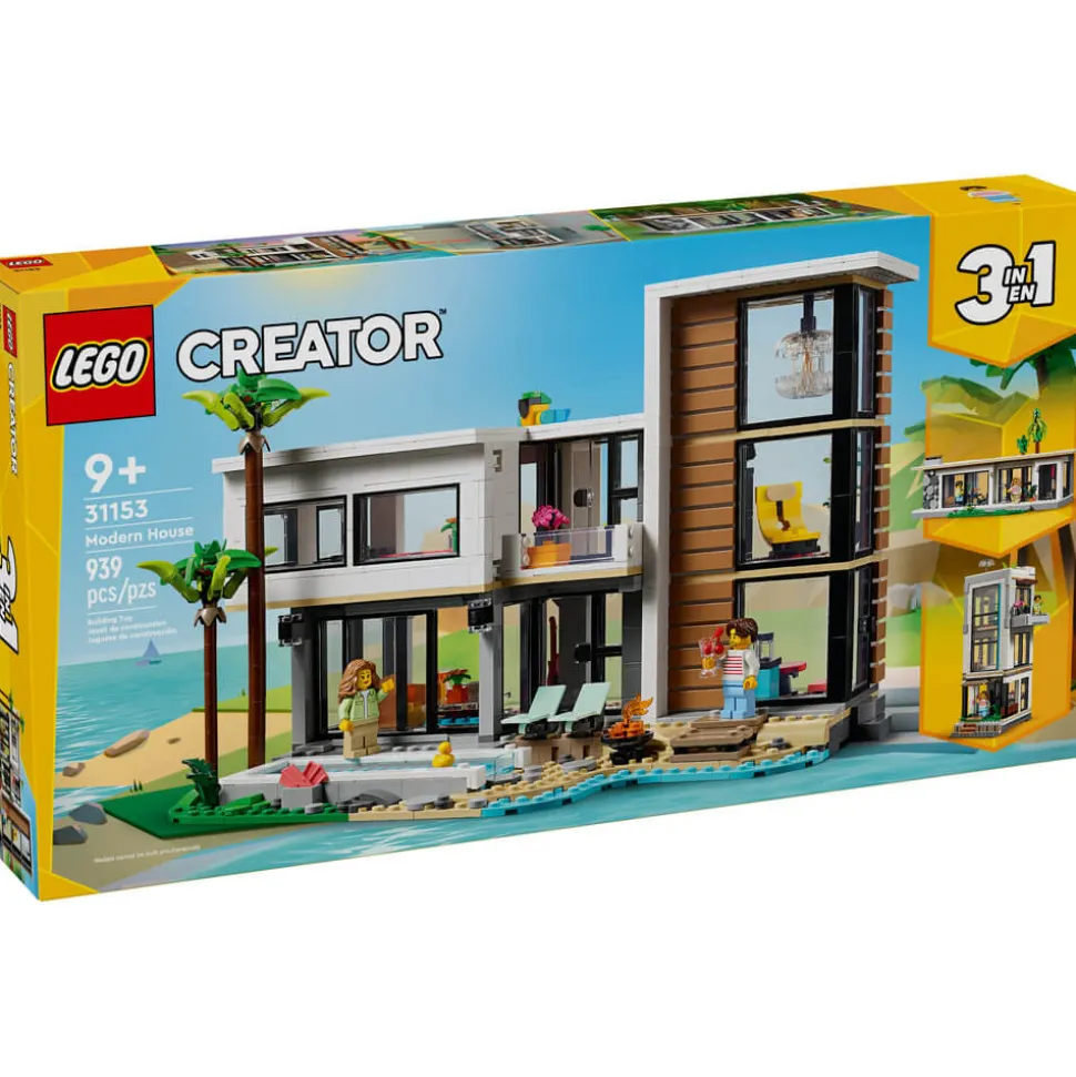 LEGO® Creator Modern House 939 Piece Building Set (31153)