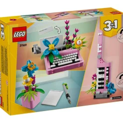 LEGO® Creator Typewriter with Flowers Building Kit 31169