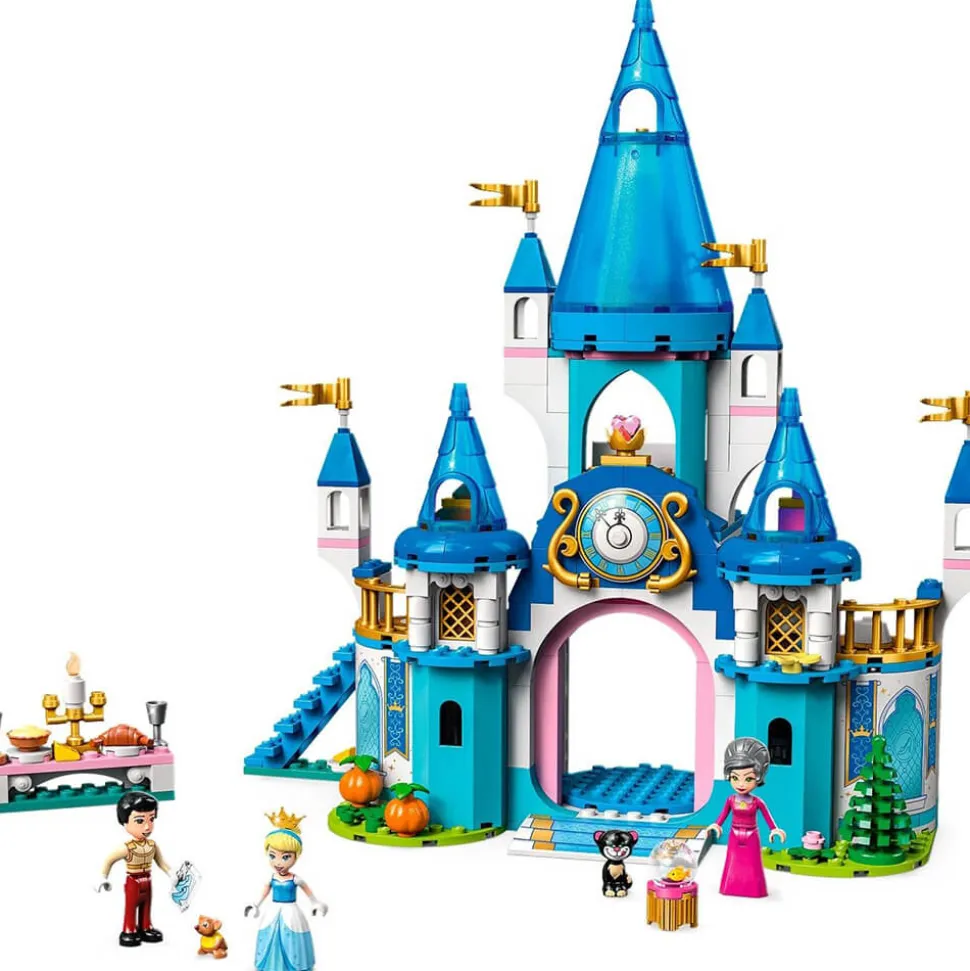 LEGO® Disney Cinderella and Prince Charming’s Castle 43206 Building Kit (365 Pcs)