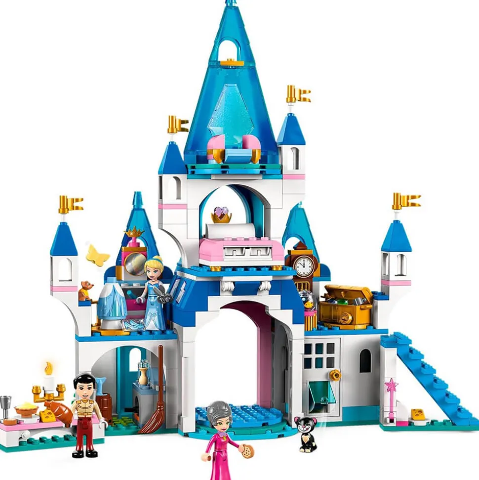 LEGO® Disney Cinderella and Prince Charming’s Castle 43206 Building Kit (365 Pcs)
