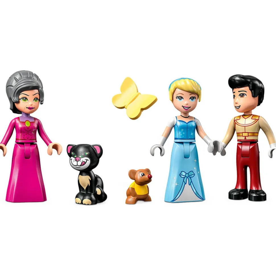 LEGO® Disney Cinderella and Prince Charming’s Castle 43206 Building Kit (365 Pcs)