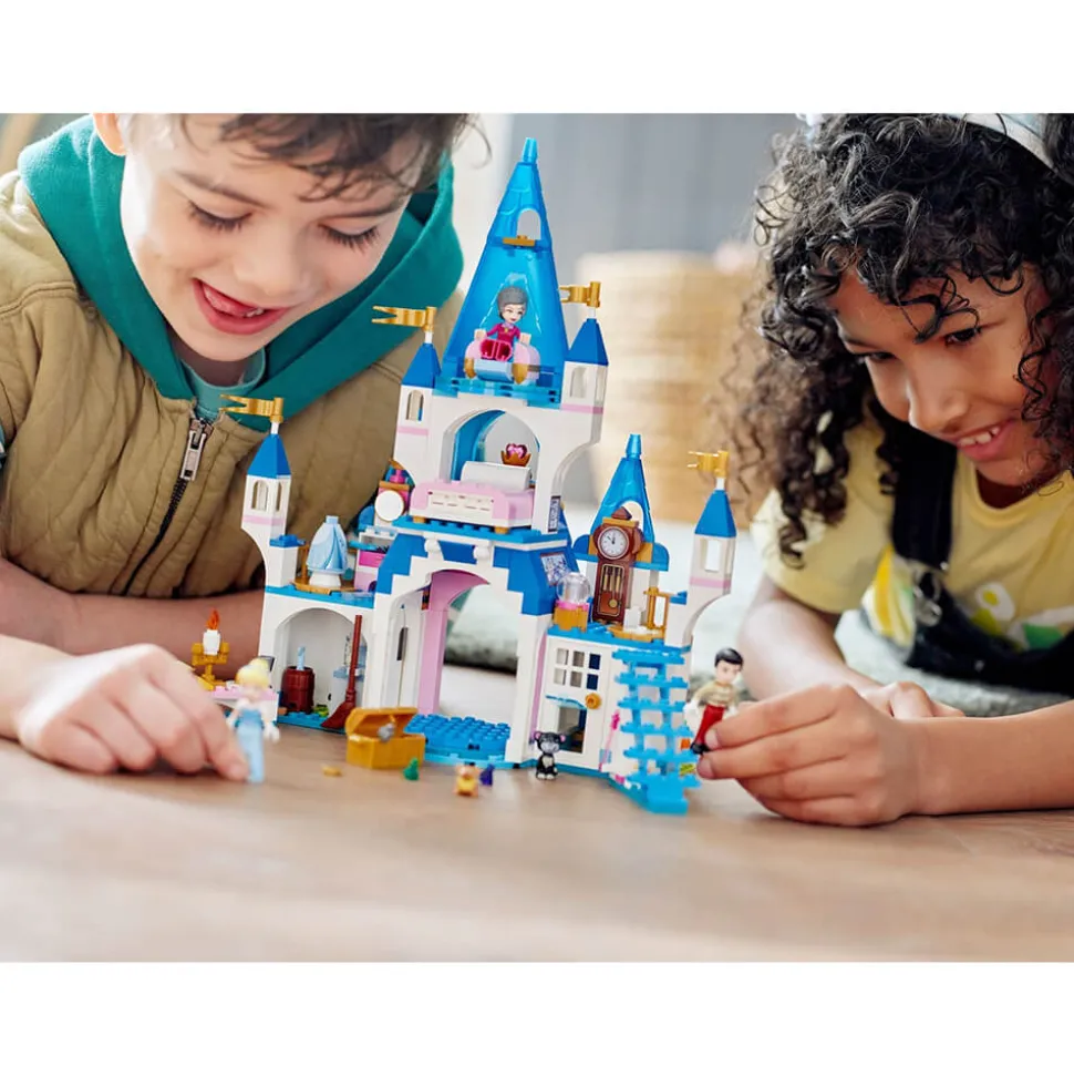 LEGO® Disney Cinderella and Prince Charming’s Castle 43206 Building Kit (365 Pcs)