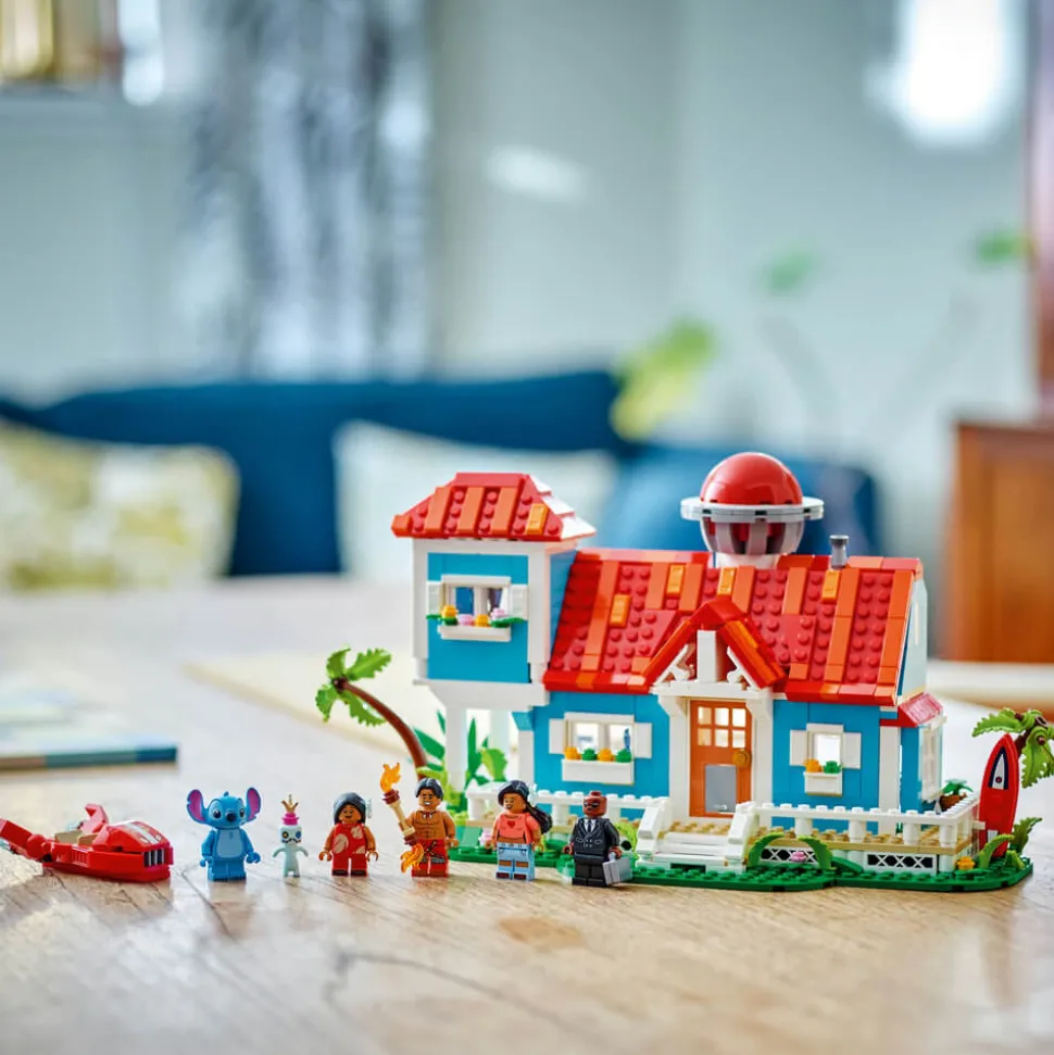 LEGO® Disney Lilo and Stitch Beach House 834 Piece Building Kit (43268