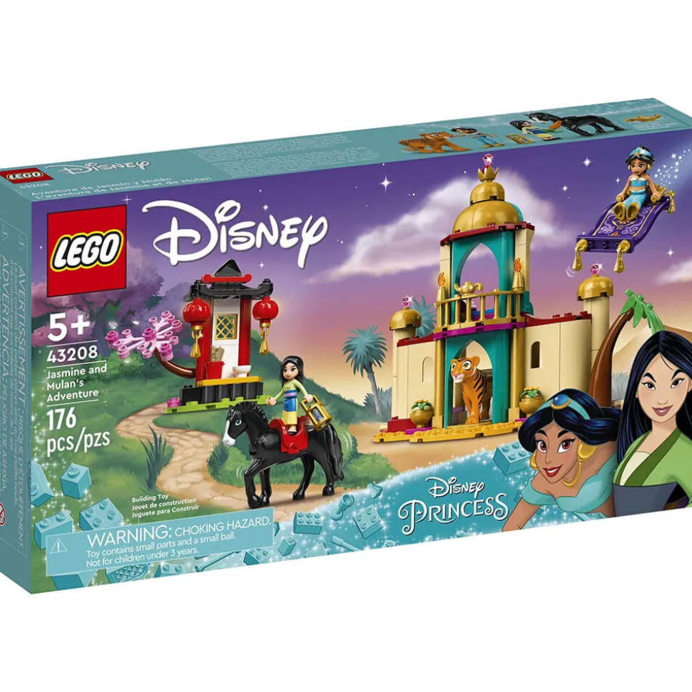 LEGO Disney Princess Jasmine and Mulan’s Adventure 176 Piece Set