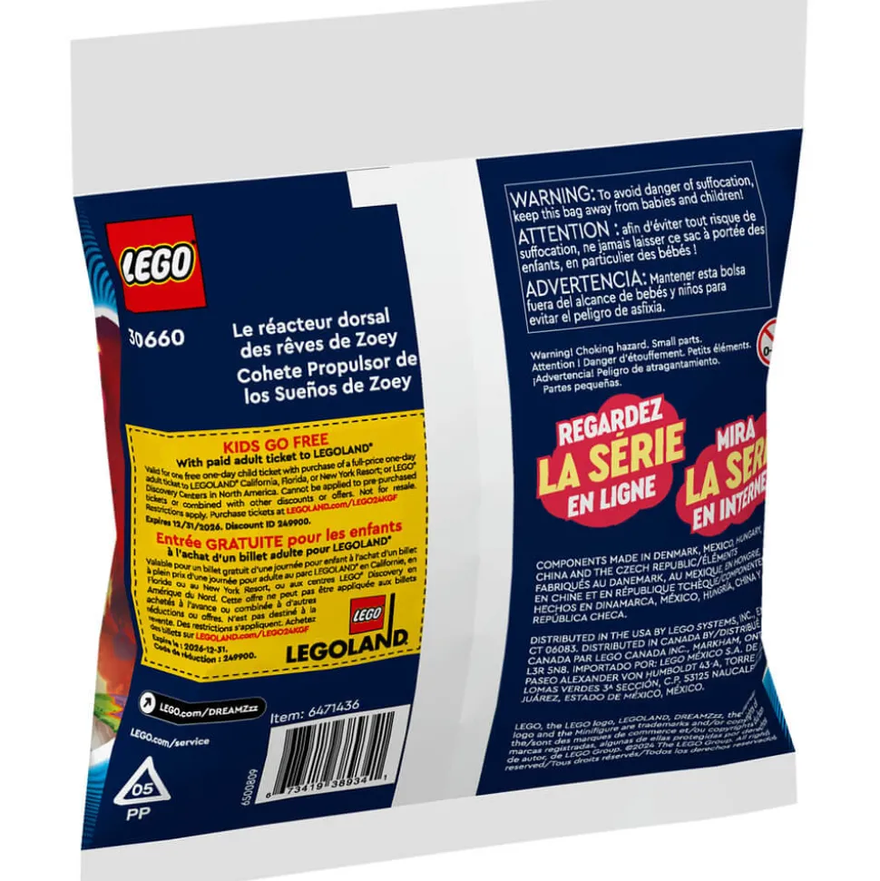 LEGO® DREAMZzz Zoey's Dream Jet Pack Booster 37 Piece Building Set (30660)