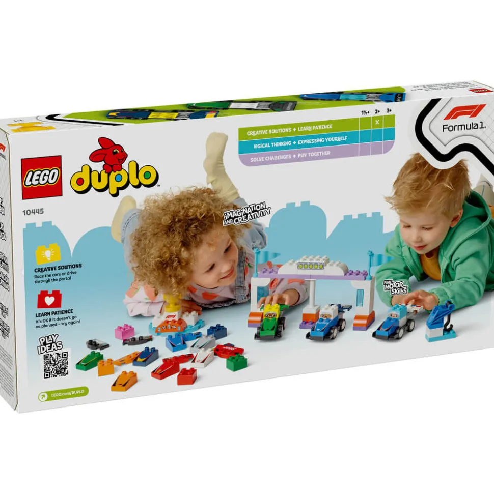 LEGO® DUPLO F1 Team Race Cars&Drivers Building Kit 10445