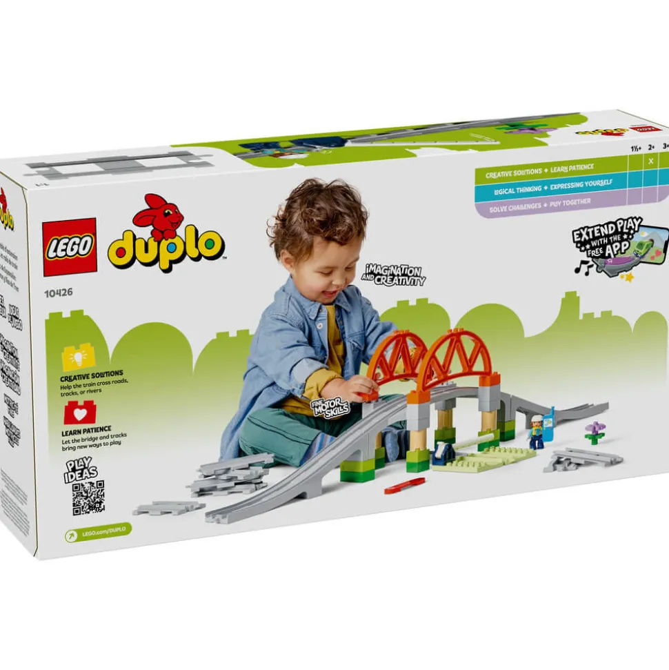 LEGO® DUPLO Train Bridge and Tracks Expansion Set Building Kit 10426