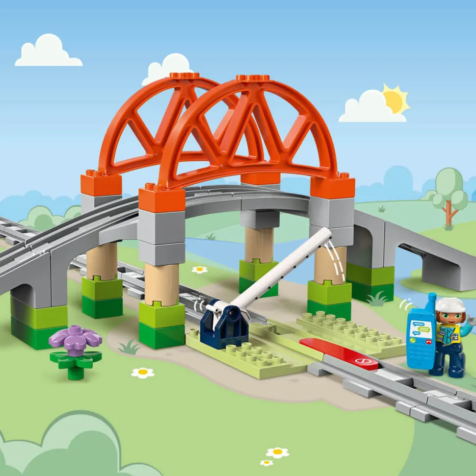 LEGO® DUPLO Train Bridge and Tracks Expansion Set Building Kit 10426