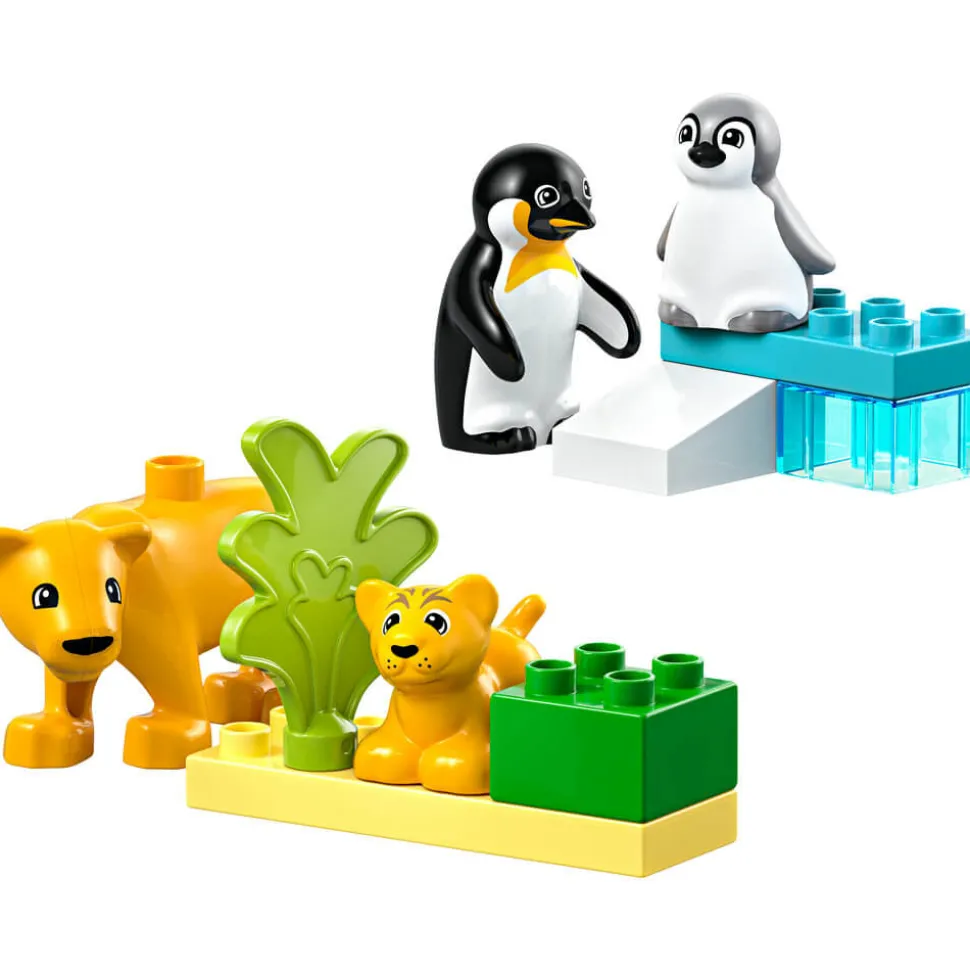 LEGO® DUPLO Wild Animal Families: Penguins&Lions Building Kit 10442
