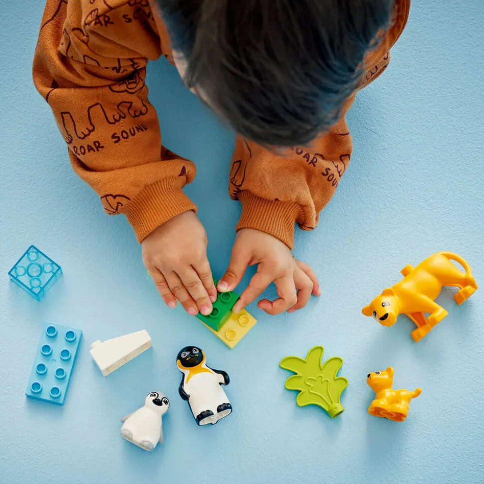 LEGO® DUPLO Wild Animal Families: Penguins&Lions Building Kit 10442
