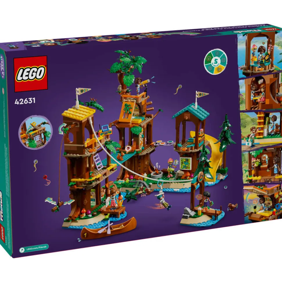 LEGO® Friends Adventure Camp Tree House 1128 Piece Building Set (42631)