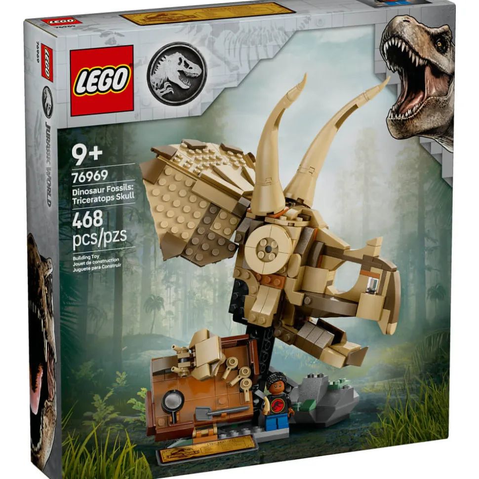 LEGO® Jurassic World Dinosaur Fossils Triceratops Skull Building Kit 76969