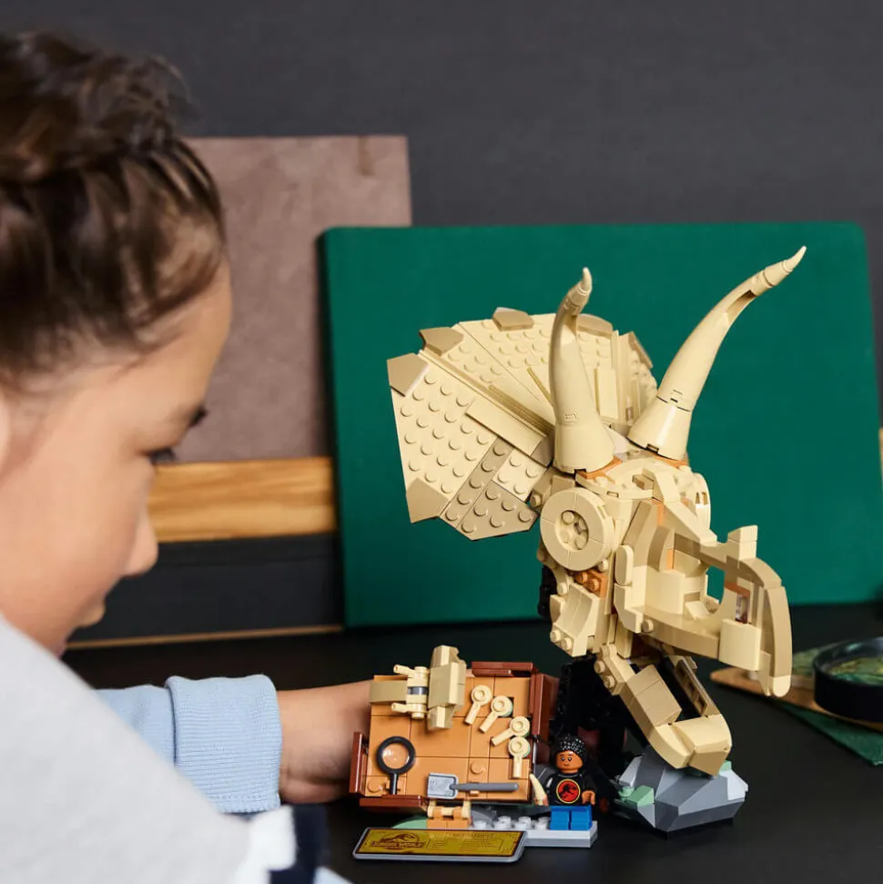 LEGO® Jurassic World Dinosaur Fossils Triceratops Skull Building Kit 76969
