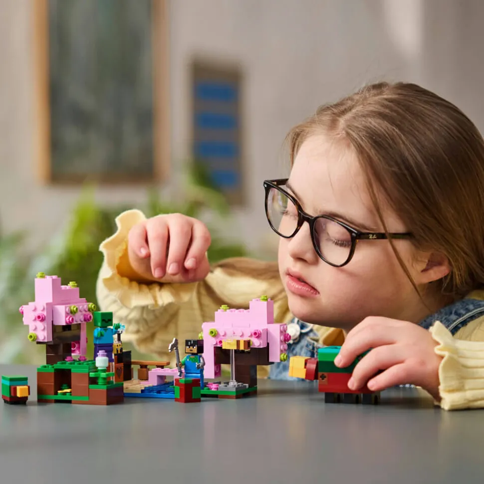 LEGO® Minecraft The Cherry Blossom Garden 304 Piece Building Set (21260)