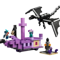LEGO® Minecraft The Ender Dragon and End Ship 657 Piece Building Set (21264)