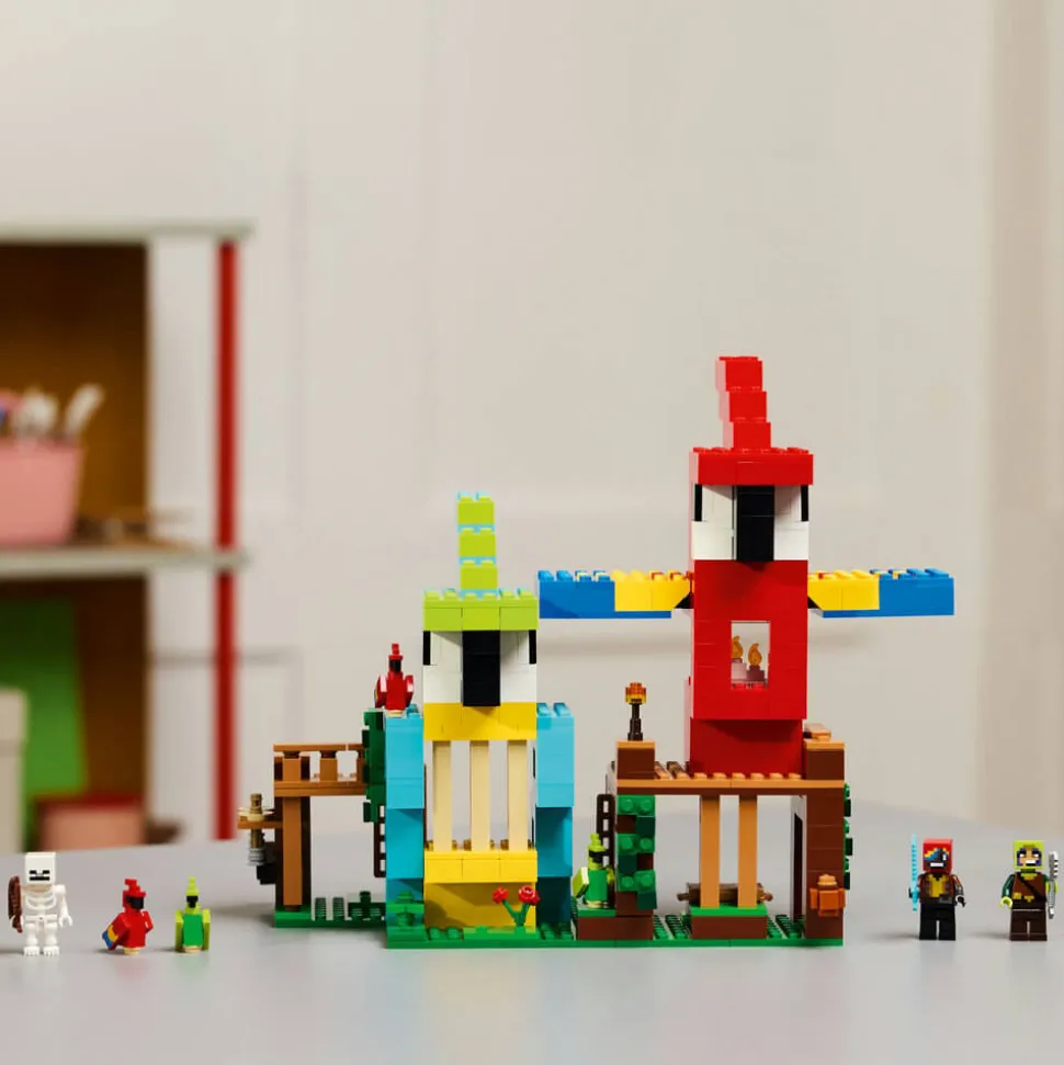 LEGO® Minecraft The Parrot Houses 535 Piece Building Kit (21282)