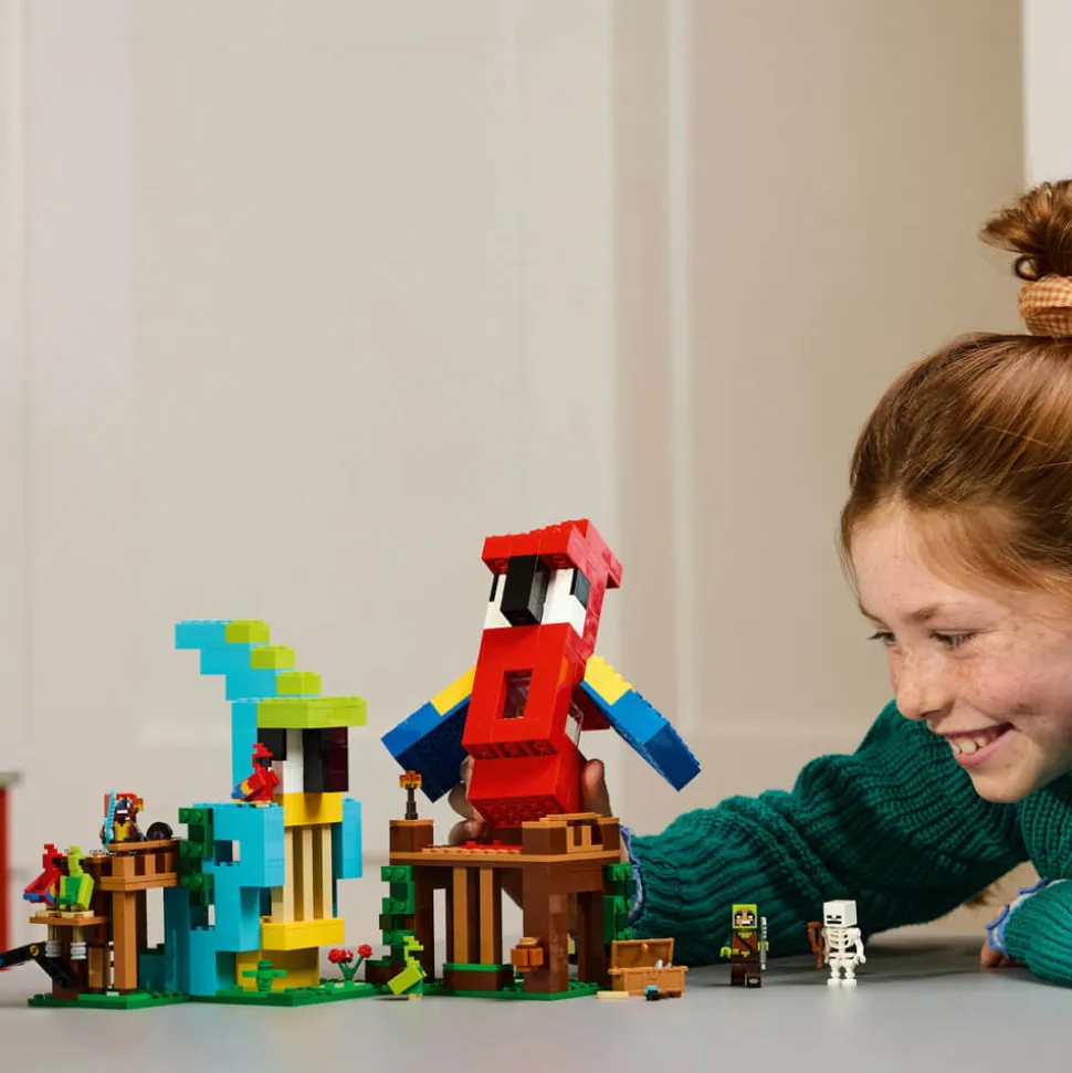 LEGO® Minecraft The Parrot Houses 535 Piece Building Kit (21282)